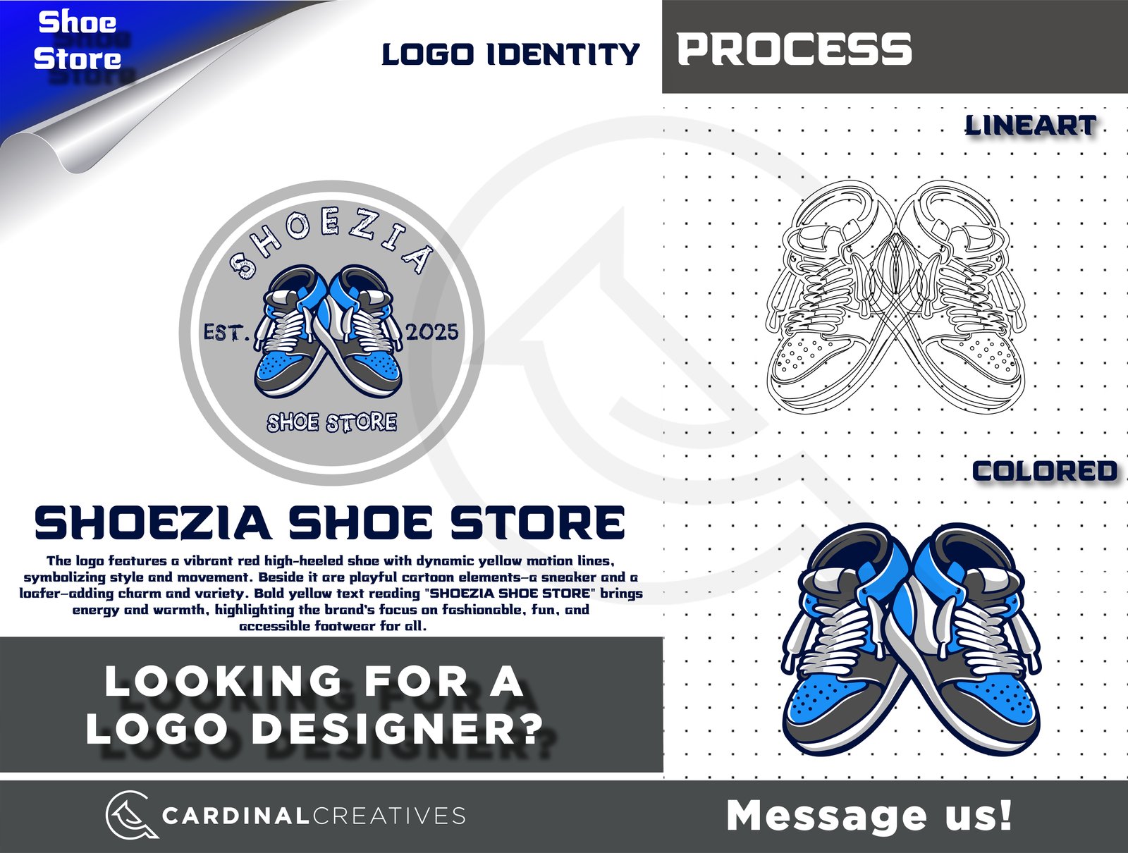 Shoezia Shoe Store Logo Design